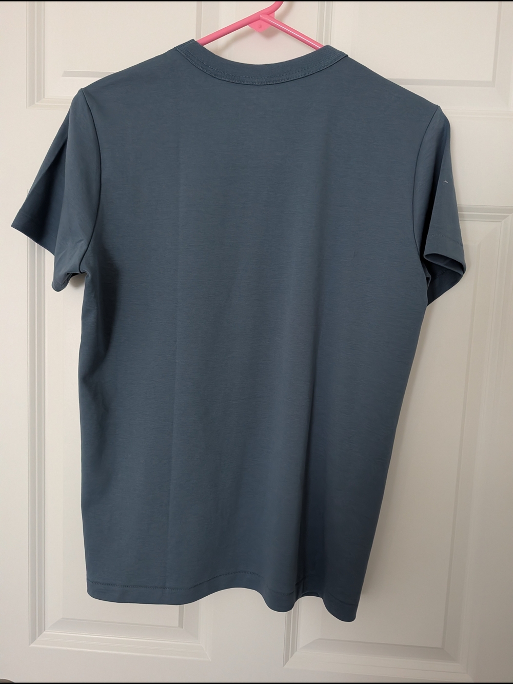 Uniqlo Women's Crew Neck T-Shirt in Slate Blue-Grey, Large - Picture 4 of 5